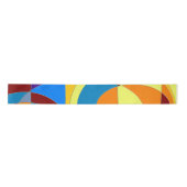 Retro Colorful Abstract Satijnen Lint (Voorkant)