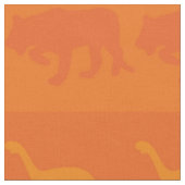 Retro Colorful Animals Patroon #9 Stof (Close Up)