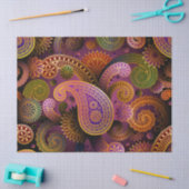 Retro Colorful Beauful Boho Bohemian Paisley Tissuepapier (Craft)