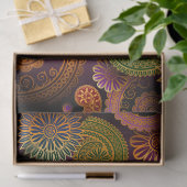 Retro Colorful Beauful Boho Bohemian Paisley Tissuepapier (Geschenk)