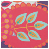 Retro Colorful Beauful Boho Bohemian Stof (Close Up)