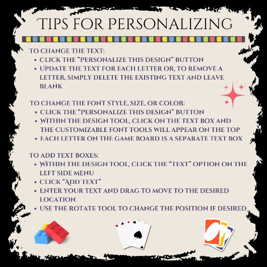 Retro Colorful Board Game Night Invitation Kaart