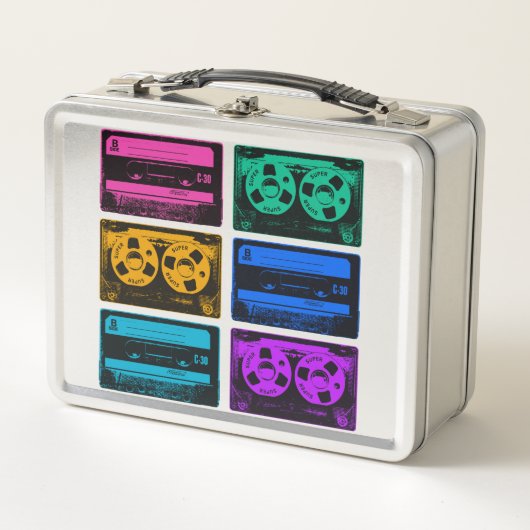 Retro Colorful Cassettebandjes (Voorkant)