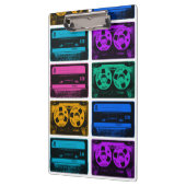 Retro Colorful Cassettebandjes Klembord (Links)