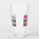Retro Colorful Cassettes 80 Nostalgia Glas (Links)