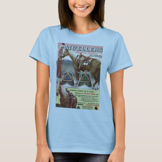 Retro Colorful Cowpoke T-shirt (Voorkant)