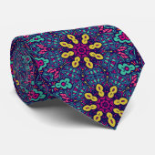 Retro Colorful Custom Tie – Elegant Fashion Stropdas (Opgerold)