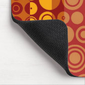 Retro Colorful Fifs Abstract art 2 Muismat (Hoek)