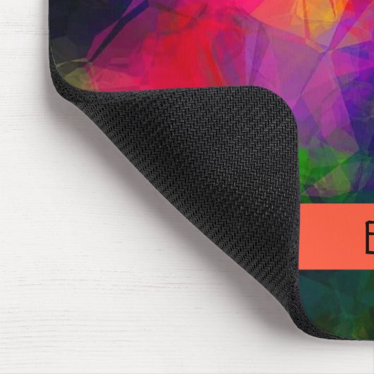 Retro Colorful Hippie Muismat (Hoek)