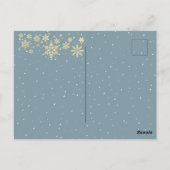 Retro Colorful Kerstversiers Design Briefkaart (Achterkant)