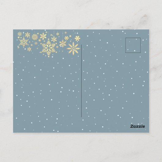 Retro Colorful Kerstversiers Design Briefkaart (Achterkant)