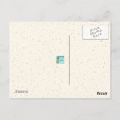 Retro Colorful Nests Briefkaart (Achterkant)