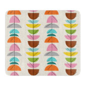 Retro Colorful Nests Cutting Board Snijplank (Voorkant)