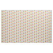 Retro Colorful Nests Fabric Stof (Yard (91,4 cm))