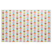Retro Colorful Nests Fabric Stof (Fat Quarter)