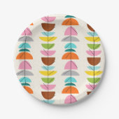 Retro Colorful Nests Paper Bord (Voorkant)