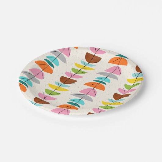 Retro Colorful Nests Paper Bord (Gekanteld)