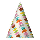 Retro Colorful Nests Party Pet Feesthoedjes (Links)