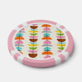 Retro Colorful Nests Poker Chips (Enkel)