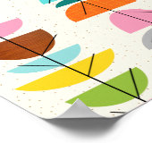 Retro Colorful Nests Poster (Hoek)