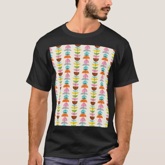 Retro Colorful Nests T-Shirt (Voorkant)