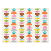 Retro Colorful Nests Tablecloth Tafelkleed (Voorkant (Horizontaal))