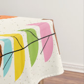 Retro Colorful Nests Tablecloth Tafelkleed (Voorbeeld)