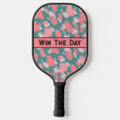Retro Colorful Patroon Pickleball Paddle (Achterkant)