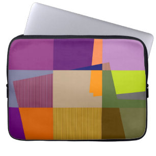 Retro Colorful Pop art. 2 Laptop Sleeve