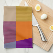 Retro Colorful Pop art. 2 Theedoek (Quarter Fold)