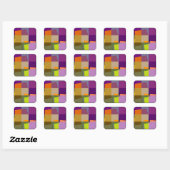 Retro Colorful Pop Art Stickers (Vel)