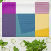 Retro Colorful Pop Art Theedoek (Gevouwen)