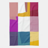 Retro Colorful Pop Art Theedoek (Verticaal)
