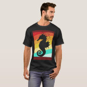 Retro Colorful Seahorse T-shirt (Voorkant volledig)