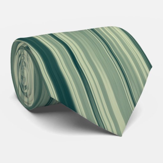  Retro Colorful Stripes Art Stropdas (Opgerold)