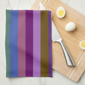 Retro Colorful Stripes Pattern #18 Theedoek (Quarter Fold)