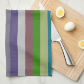 Retro Colorful Stripes Pattern #31 Theedoek (Quarter Fold)