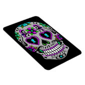 Retro Colorful Sugar Skull Magneet (Rechterzijde)