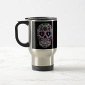 Retro Colorful Sugar Skull Reisbeker (Links)