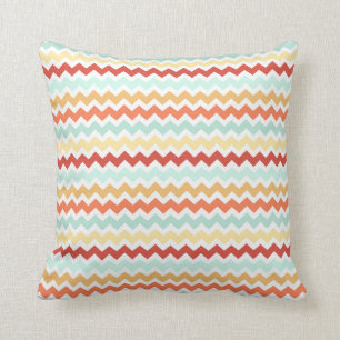 Retro Colors Chevron Decorative Pillow Kussen