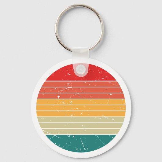 retro colors cute keychain (Voorkant)