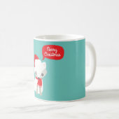 Retro Colors kerstfox Koffiemok (Voorkant rechts)