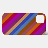 Retro Colors Stripe Patroon Case-Mate iPhone Case (Achterkant (horizontaal))