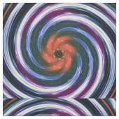 Retro Colour Twist Abstract Art #6 Stof (Close Up)