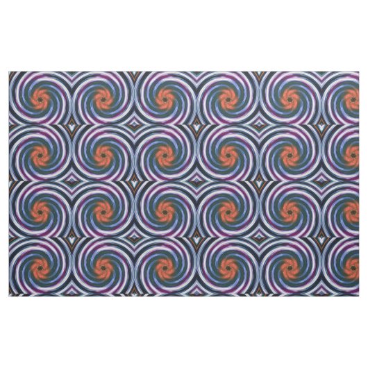 Retro Colour Twist Abstract Art #6 Stof (Fat Quarter)