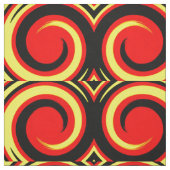 Retro Colour Twist Abstract Art Stof (Swatch)