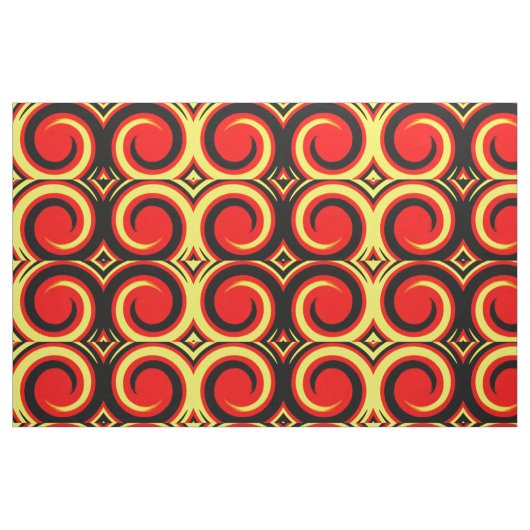 Retro Colour Twist Abstract Art Stof (Fat Quarter)