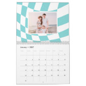 Retro Comeback Gepersonaliseerde fotokalender Kalender (Jan 2027)