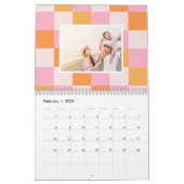 Retro Comeback Gepersonaliseerde fotokalender Kalender (Feb 2026)