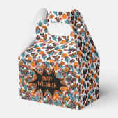 Retro Comic Book Halloween Bedankdoosjes (Achterkant)